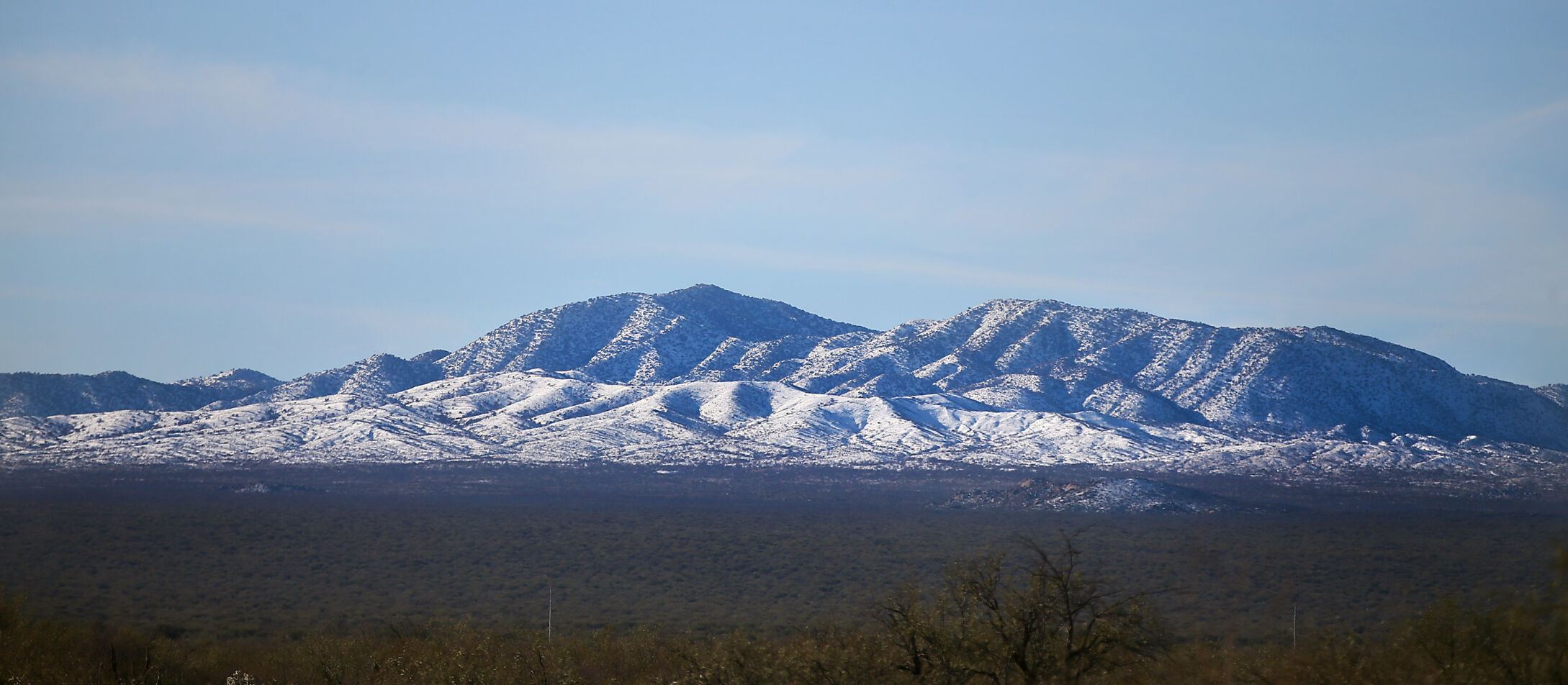 Snow in the Desert
